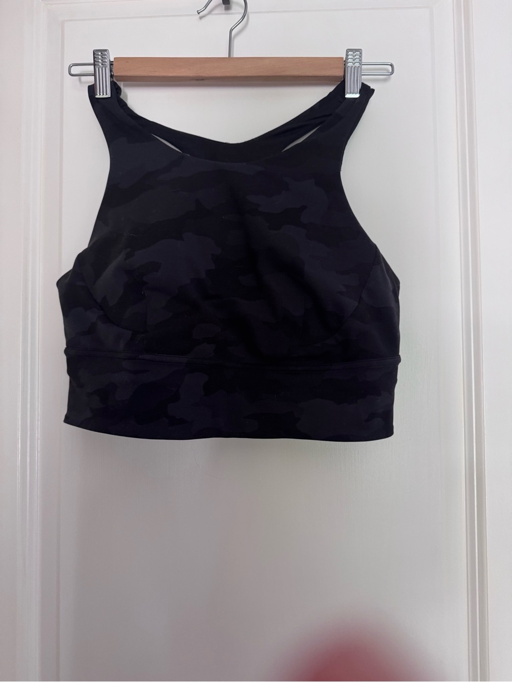 lululemon athletica Black Camo High-Neck Tank Top